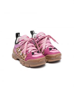 Sneakers chunky Monnalisa rosa
