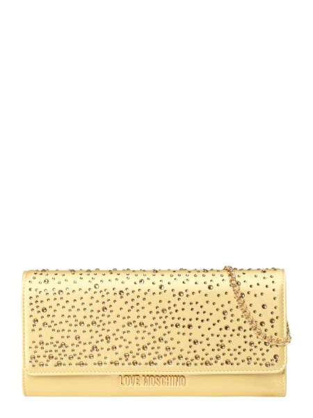 Clutch Love Moschino guld