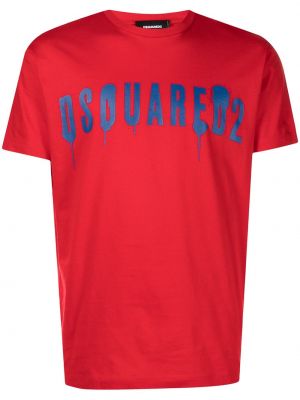 T-shirt Dsquared2 röd