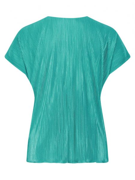 Блузка с v-образным вырезом Vera Mont зеленая