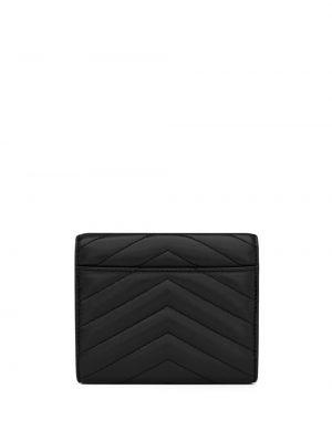 Pikowany portfel Saint Laurent czarny