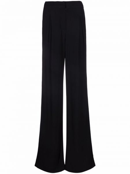 Pantalones de cintura alta Dvf Diane Von Furstenberg negro