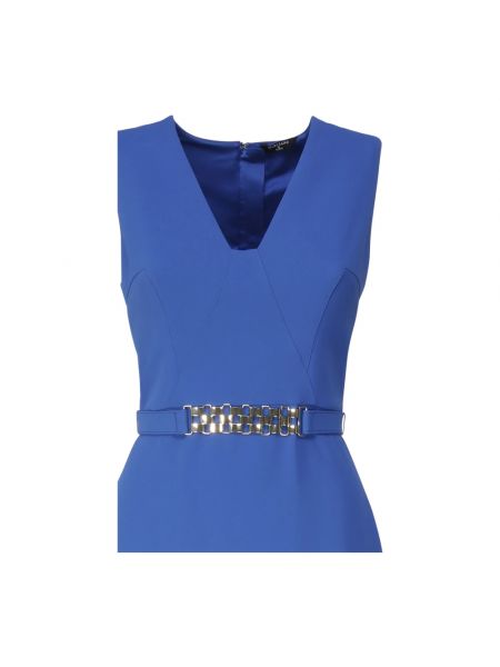 Mini vestido sin mangas con escote v Guess azul