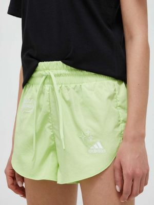 Laza szabású rövidnadrág Adidas zöld