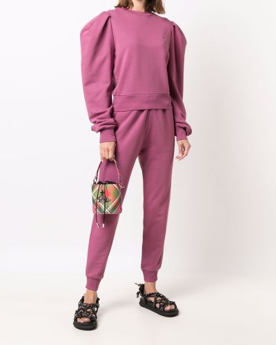 Pantalones de chándal con bordado Vivienne Westwood rosa