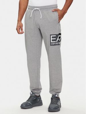 Sportovní kalhoty Ea7 Emporio Armani šedé