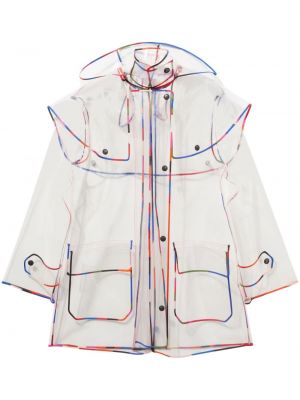 Trench imperméable Pucci blanc