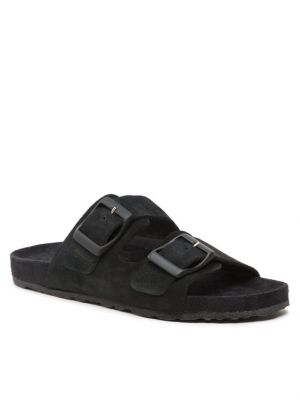 Semišové sandály Manebi černé