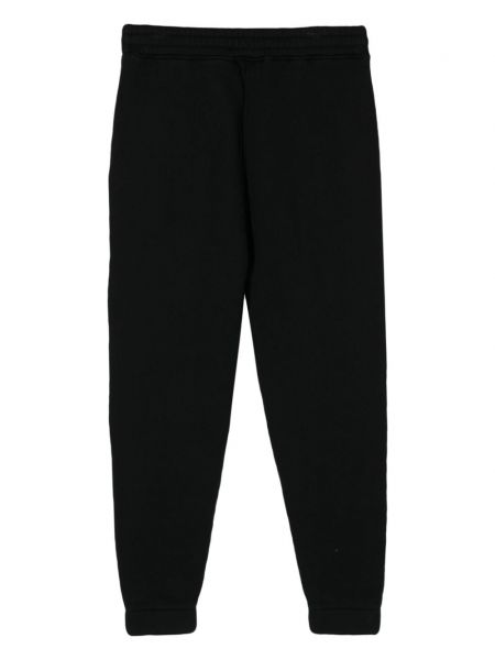 Haftowane spodnie sportowe Maison Kitsune czarne