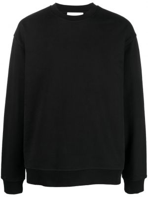 Bluza bawełniana z nadrukiem Closed czarna