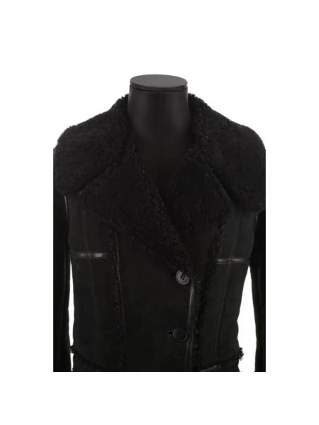 Abrigo de lana Balenciaga Vintage negro