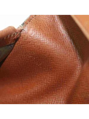 Cartera de cuero Louis Vuitton Vintage marrón