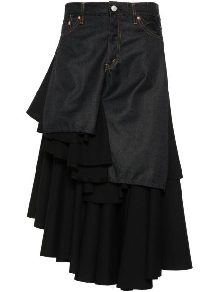 Midi φούστα με βολάν Junya Watanabe