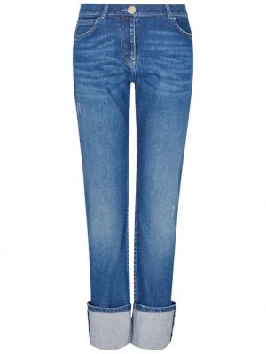 Straight fit džíny Giorgio Armani modré
