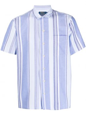 Svītrainas kokvilnas polo krekls ar izšuvumiem Polo Ralph Lauren