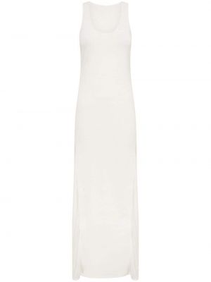 Gradienta krāsas caurspīdīgs maksi kleita Dion Lee balts