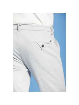 Pantalones chinos slim fit con estampado de tela jersey Mason's