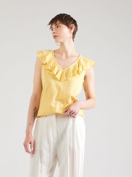 Marškinėliai Lauren Ralph Lauren geltona
