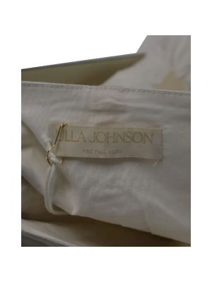 Falda midi de algodón Ulla Johnson beige
