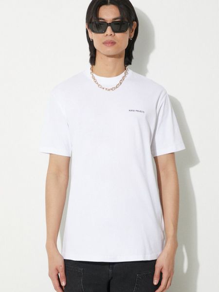 Tricou din bumbac Norse Projects alb