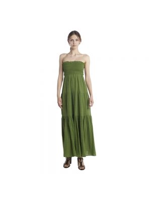 Sukienka długa Veronica Beard zielona