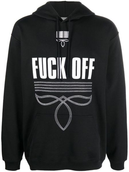 Överdimensionerad hoodie Vtmnts svart