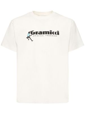 Bavlnené tričko s potlačou Gramicci čierna