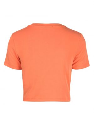 Crop topiņš Calvin Klein oranžs