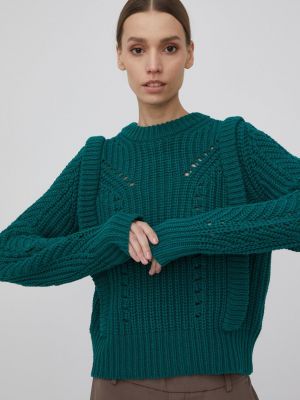 Y.A.S pulóver meleg, női, zöld Yas