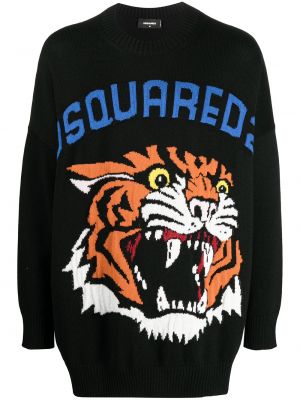 Pull en tricot Dsquared2 noir