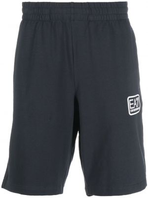 Trykt bermudashorts Ea7 Emporio Armani blå