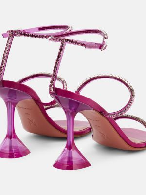 Sandály Amina Muaddi růžové