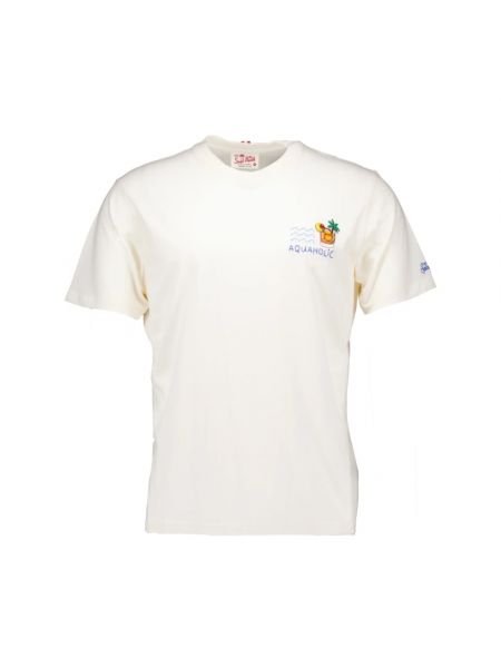 Beżowa koszulka Mc2 Saint Barth