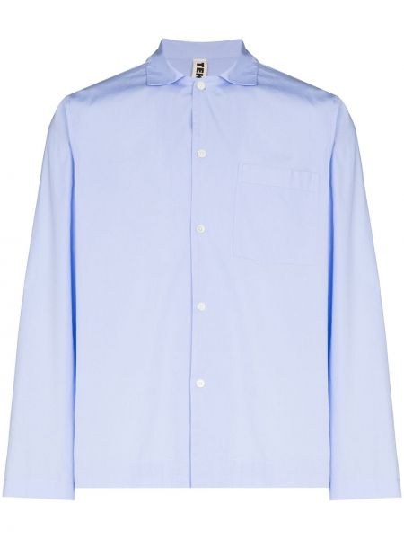 Bavlnená košeľa Tekla modrá