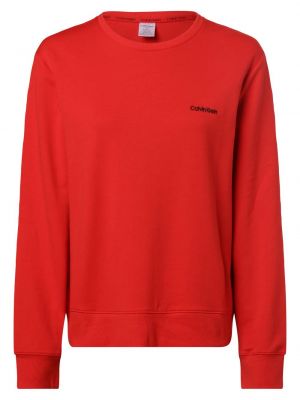 Koszulka bawełniana Calvin Klein czerwona