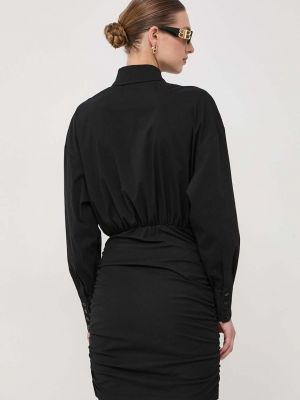 Testhezálló mini ruha La Mania fekete