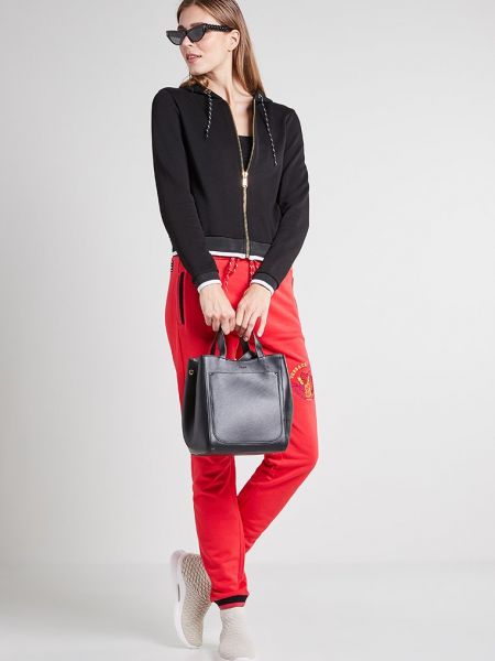 Spodnie sportowe Versace Jeans czerwone