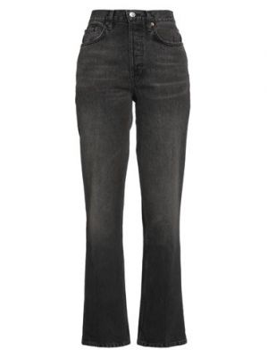 Jeans di cotone Re/done nero
