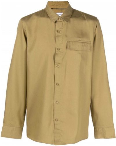 Пухена риза с копчета с джобове Calvin Klein