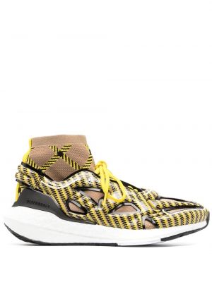 Sneakersy z nadrukiem Adidas By Stella Mccartney żółte