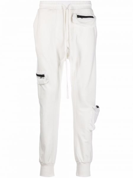 Pantalones de chándal con cremallera con bolsillos Thom Krom blanco