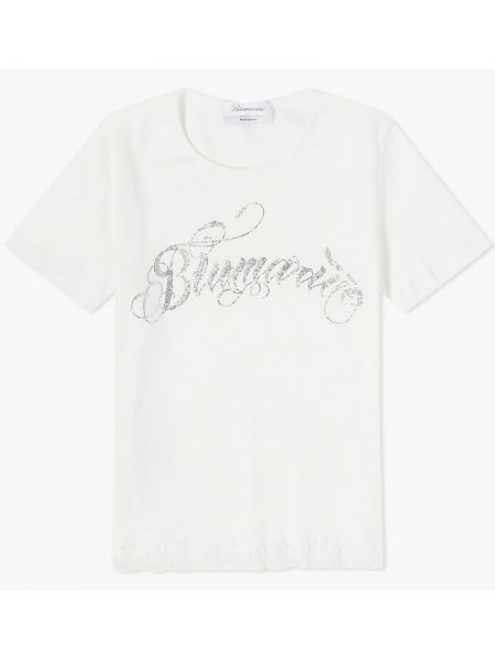 Біла футболка Blumarine