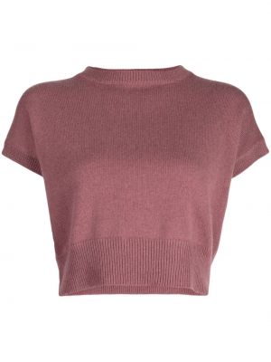 Kašmírový sveter bez rukávov Teddy Cashmere fialová