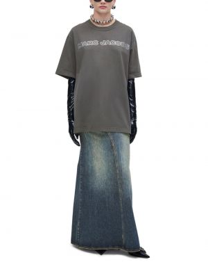 Medvilninis marškinėliai Marc Jacobs pilka