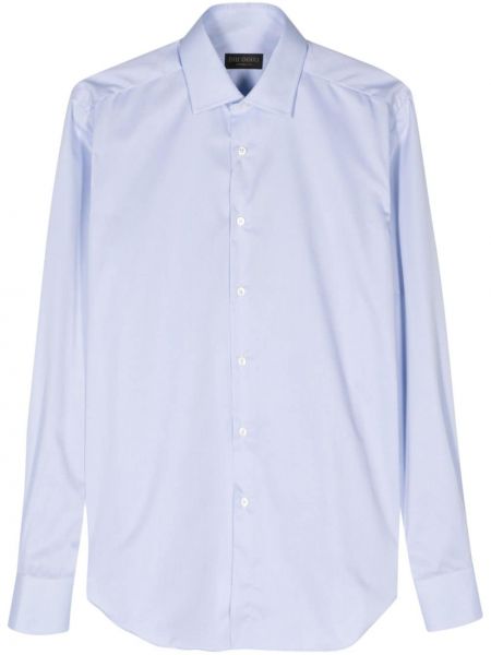 Памучна риза Dell'oglio синьо