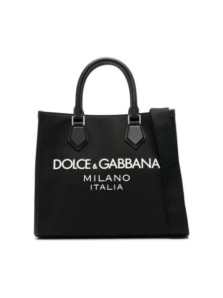 Shopperka klasyczna Dolce And Gabbana czarna