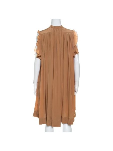 Vestido de seda Chloé Pre-owned marrón