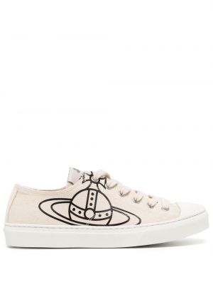 Trykt sneakers Vivienne Westwood hvit