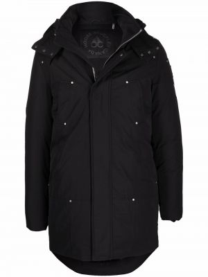 Kabát s kapucí Moose Knuckles černý