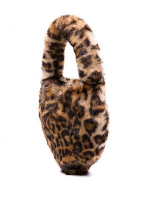 Leopardí shopper kabelka s potiskem Blumarine